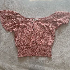 Floral Cropped Blouse